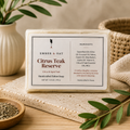 Citrus Teak Reserve — Citrus & Teakwood Tallow Soap